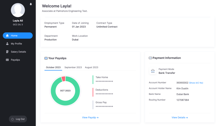 Zoho Payroll management